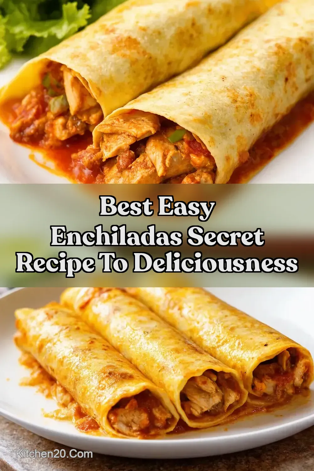 Easy Chicken Enchilada Recipe Cheaters Weeknight Winner -&hellip;
