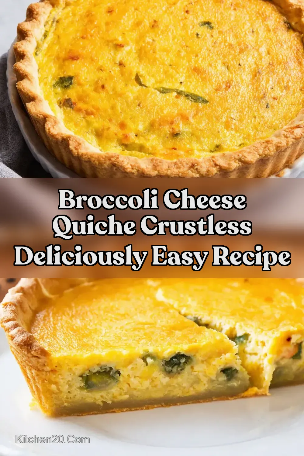 Easy No Crust Quiche Recipe The Lazy Bakers Delight -…