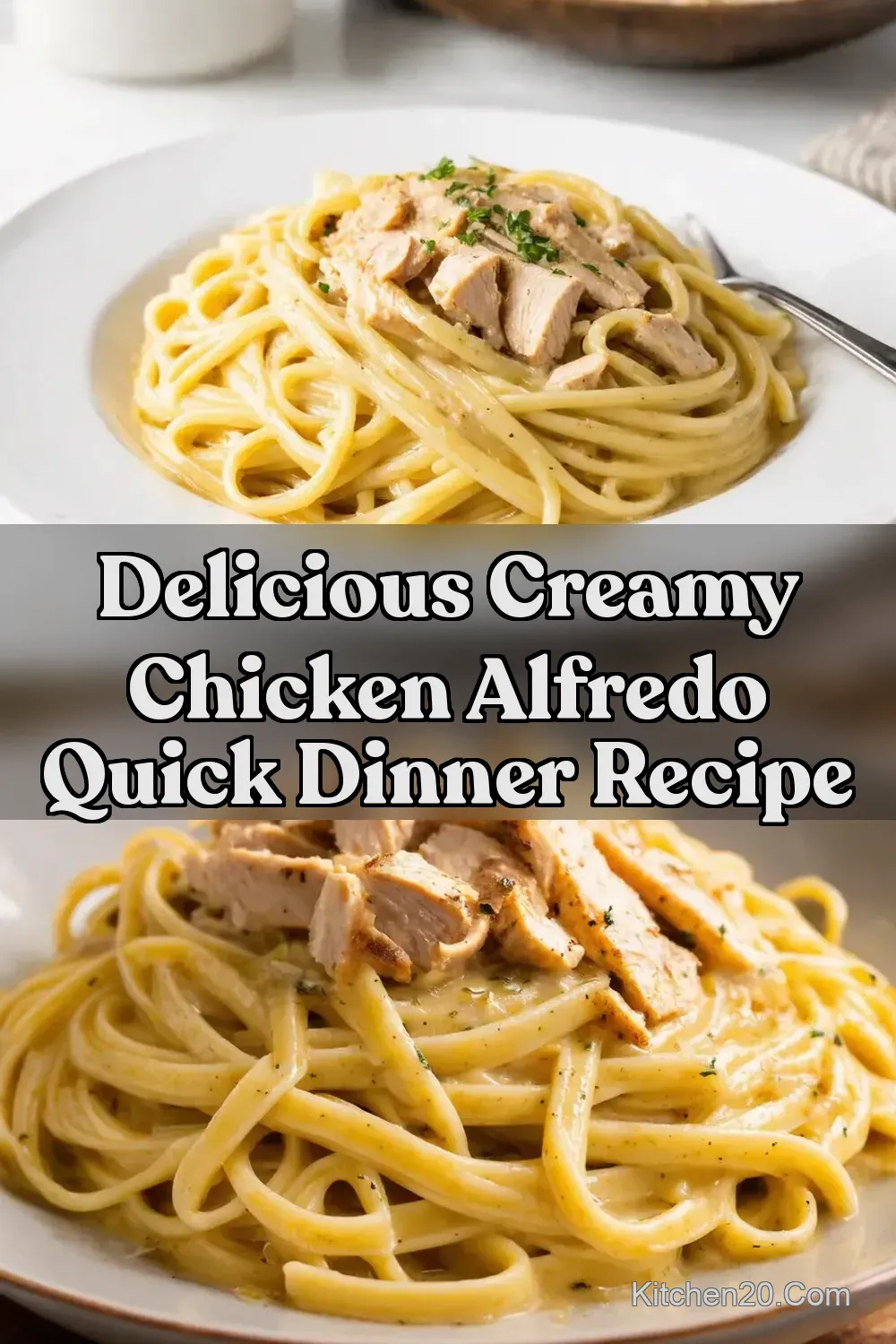 Easy Chicken Alfredo Linguine Recipe Restaurant Taste at…