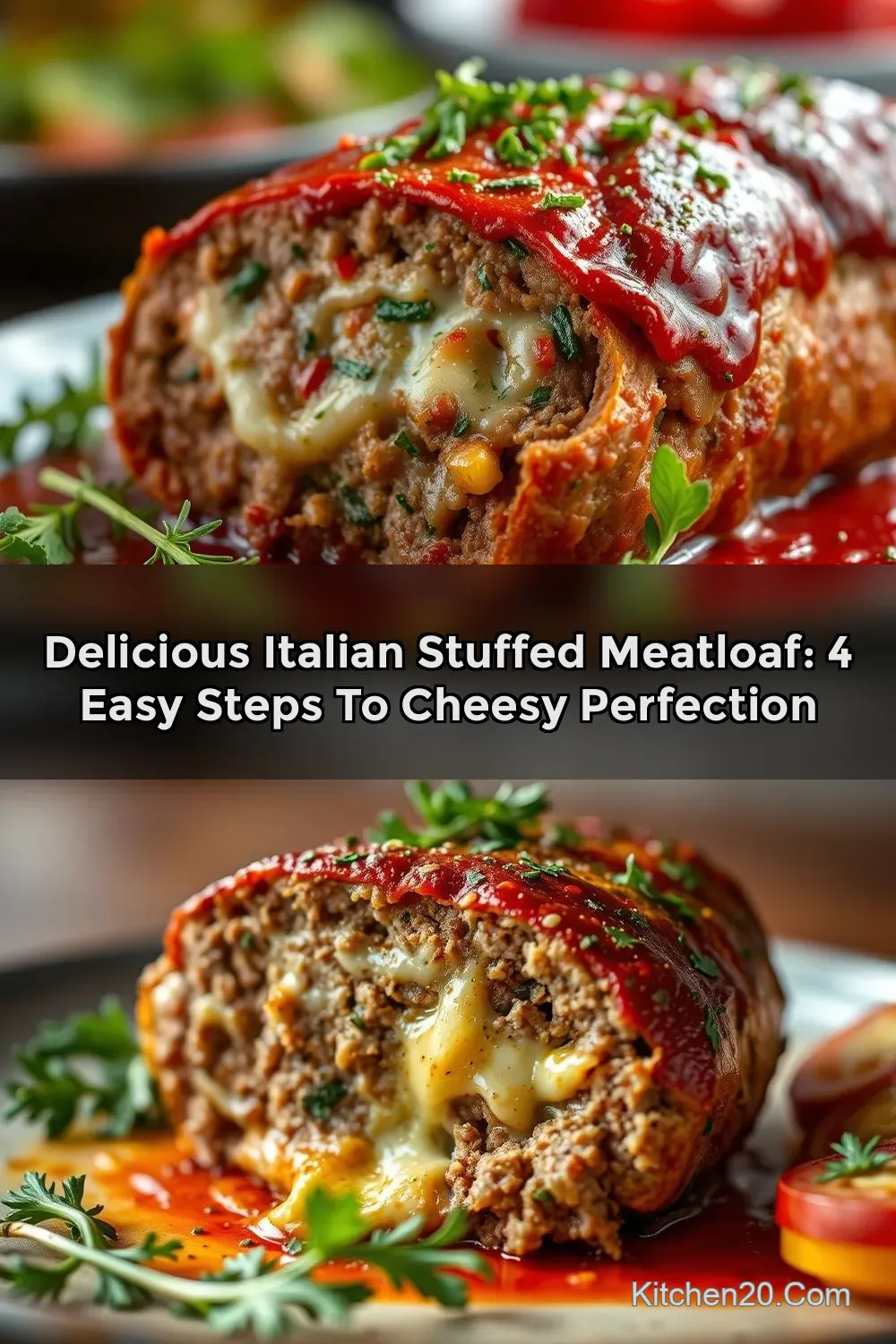 Hearty Stuffed Meatloaf Recipe: My Family's Cheesy…