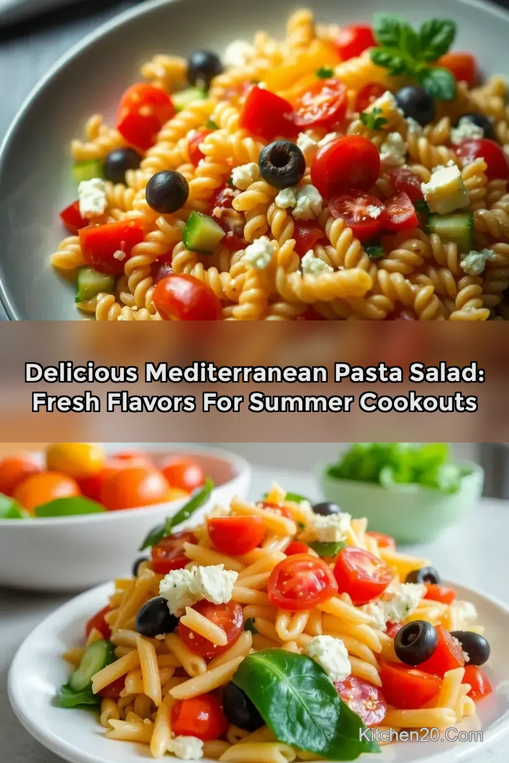 Sunny Mediterranean Pasta Salad: A Vibrant Summer Classic