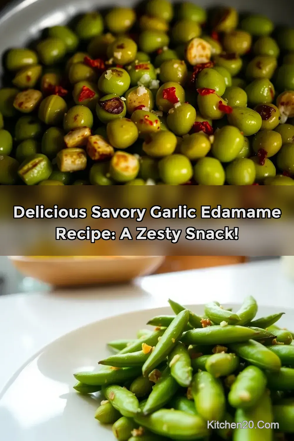 Easy & Zesty Edamame Recipe: Savory Garlic Snack with a Kick