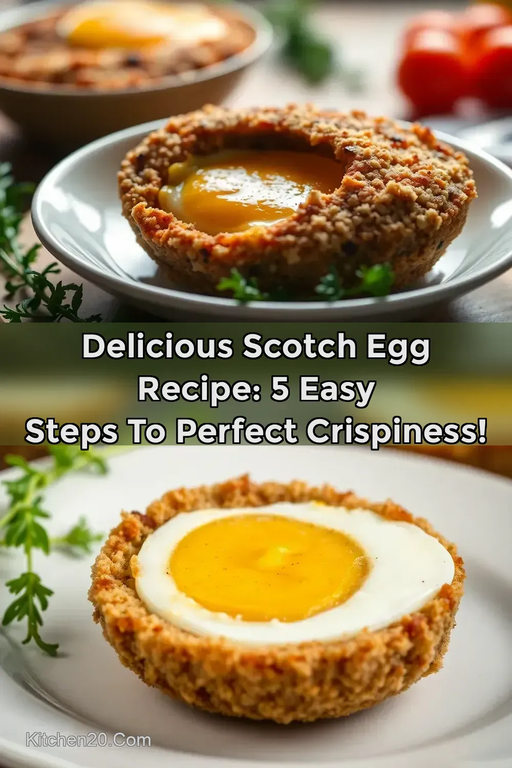 Delicious Scotch Egg Recipe: A Crispy British Classic Made&hellip;
