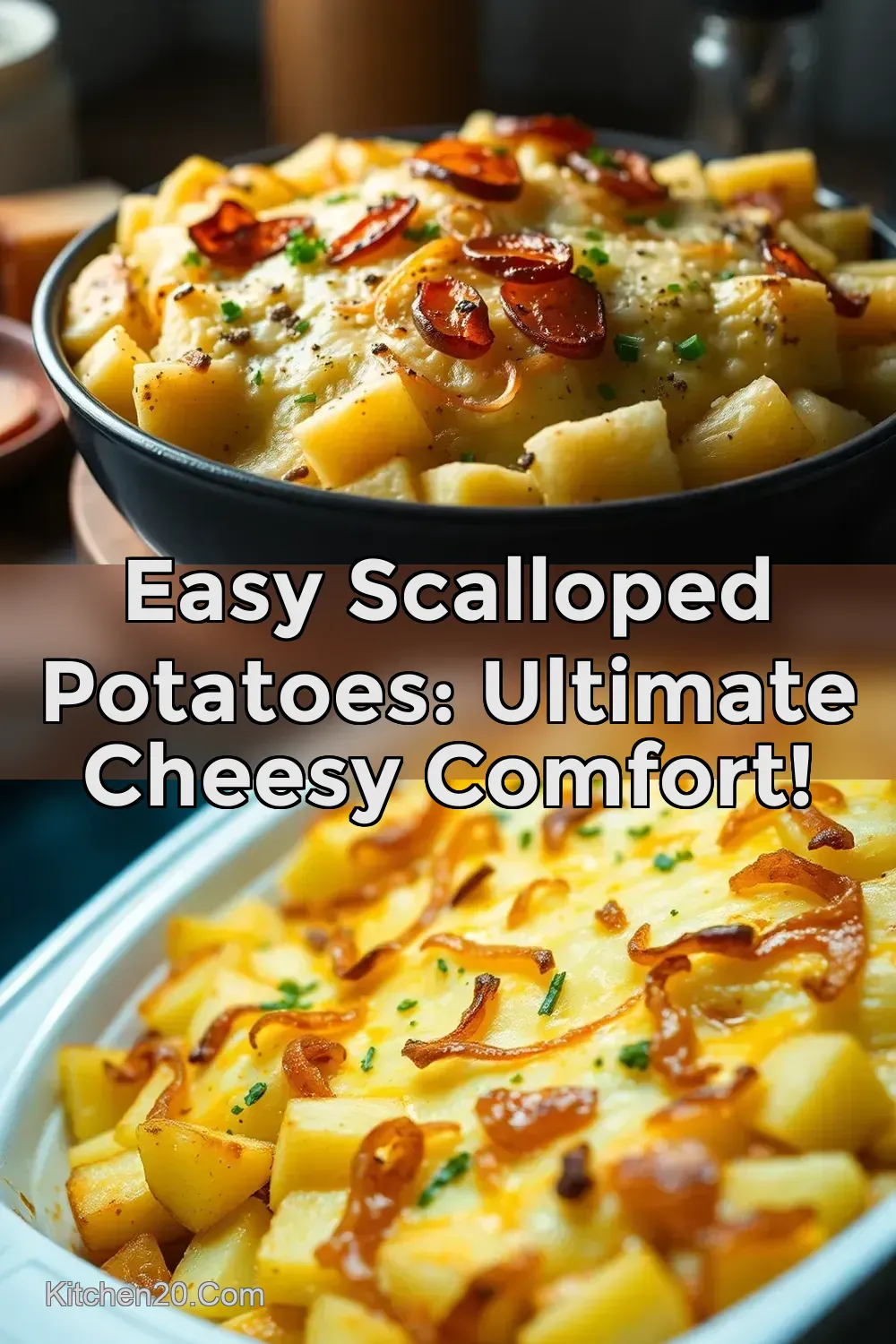Cheesy Potato Recipe: Ultimate Gratin with Crispy Onions -…