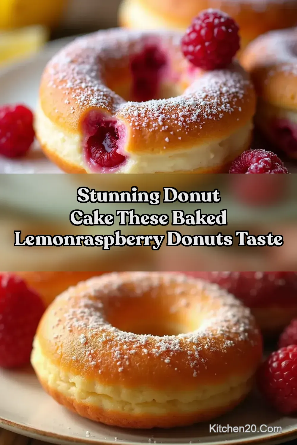 These Baked LemonRaspberry Donuts Taste Zesty Bake at Home