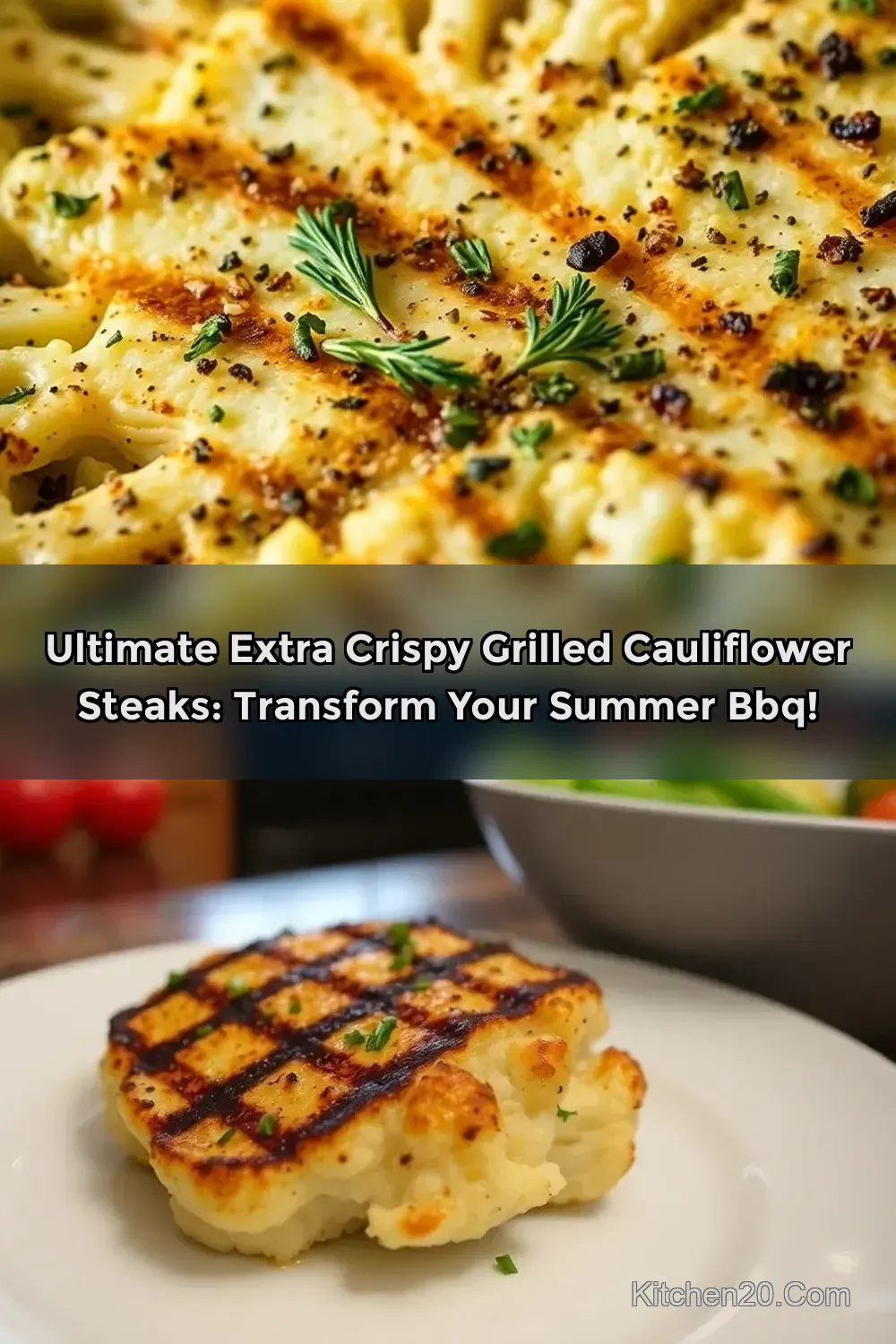 My Go-To Grilled Cauliflower Steaks: Easy &amp; Delicious Herb&hellip;