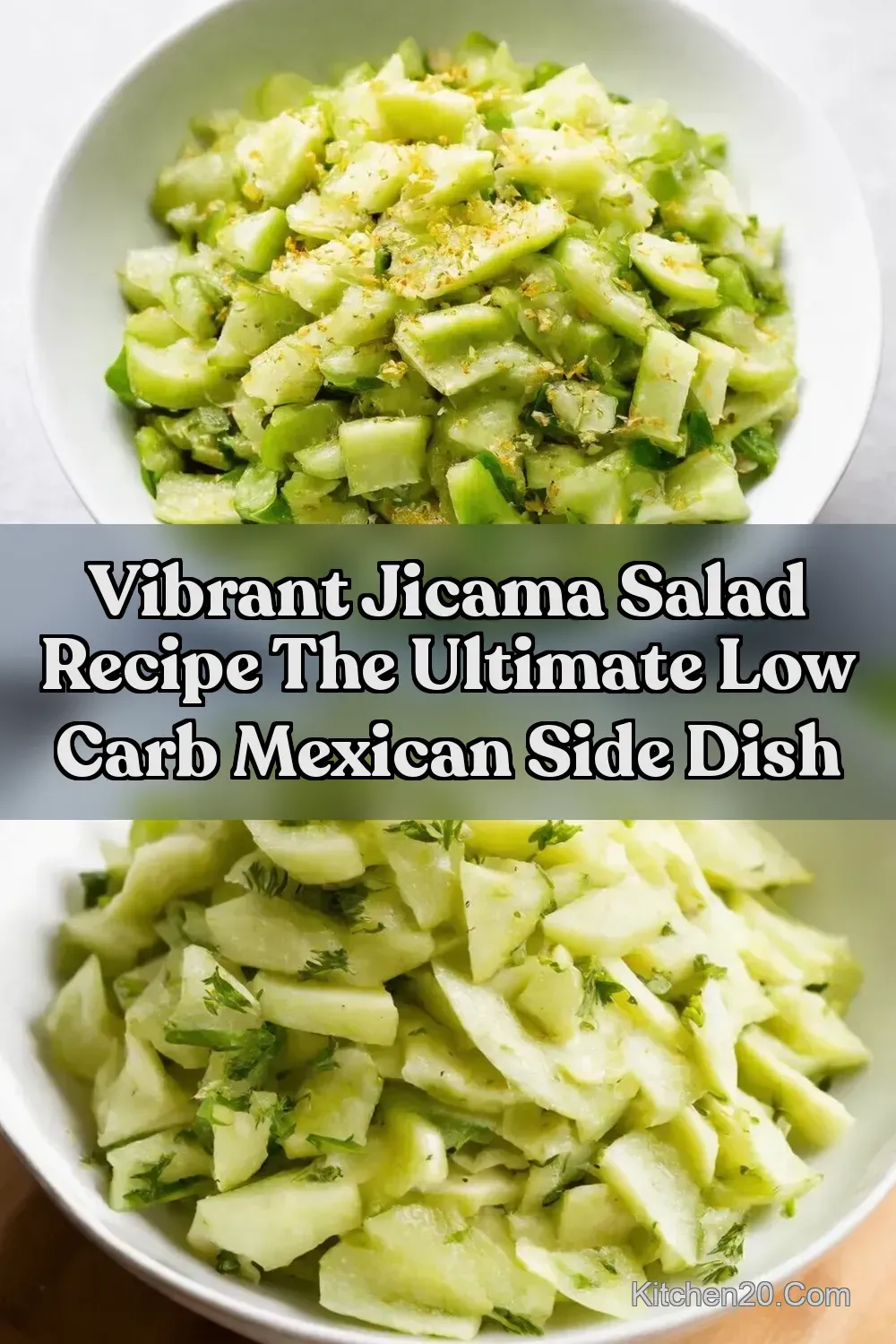 Jicama Recipes My Zesty Jicama Salad with Lime - Kitchen20
