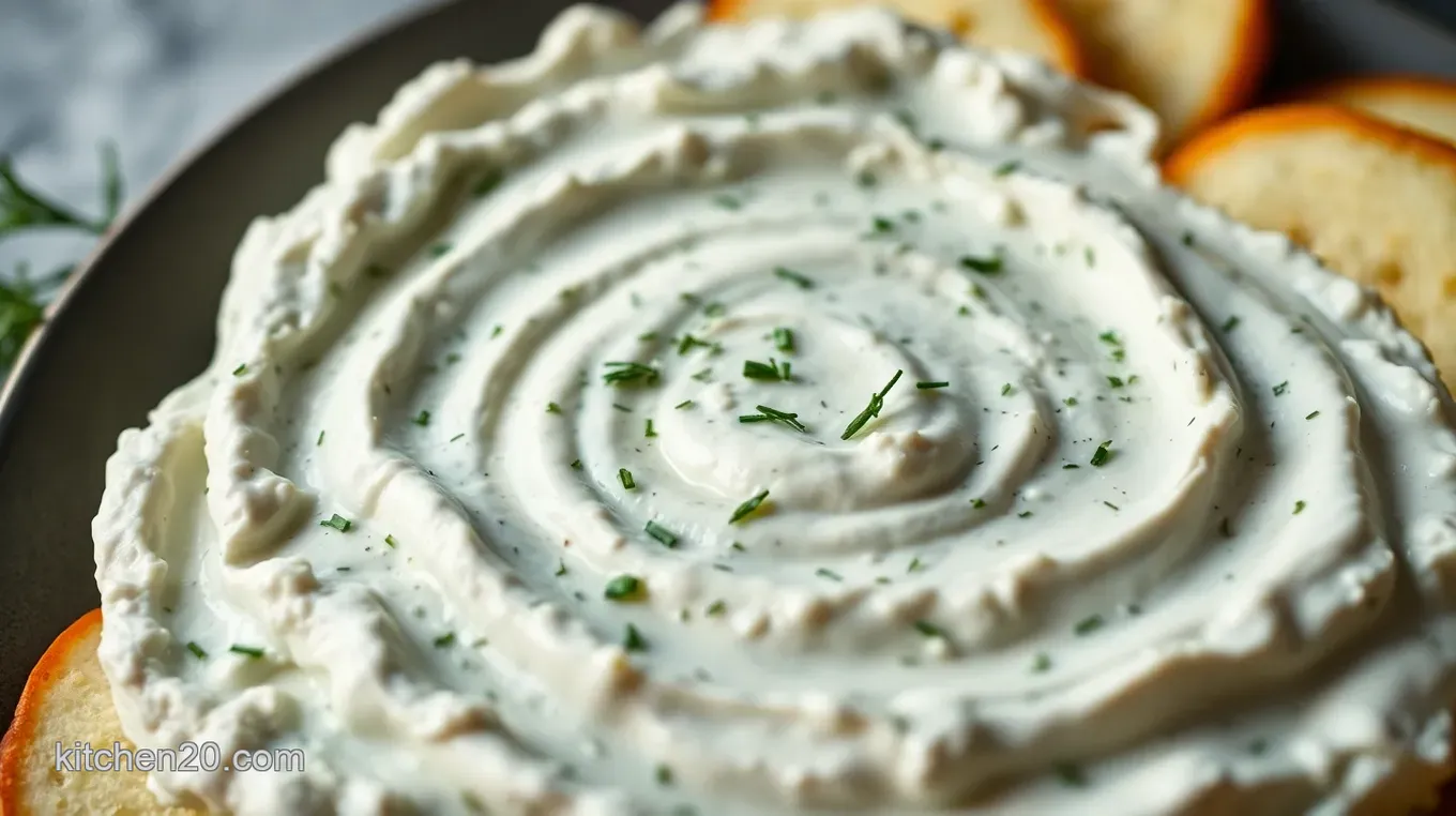 Easy Creamy Feta Dip Recipe: Whip Up This Crowd-Pleasing Appetizer Creamy Feta Dip with Fresh Herbs