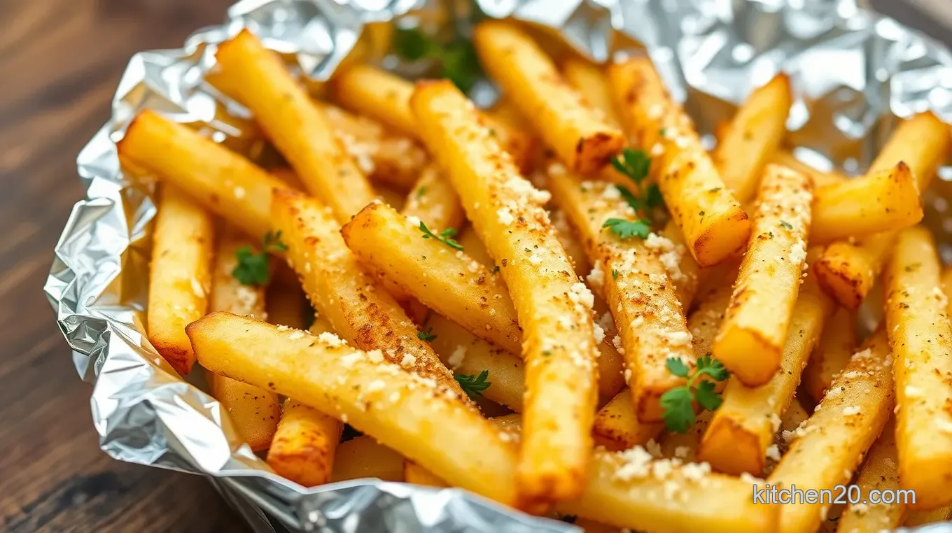 Crispy Oven-Baked Parmesan Fries with Reynolds Release Foil