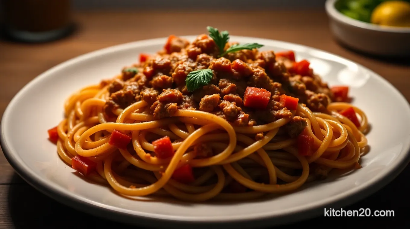 Easy Chicken Mince Bolognese