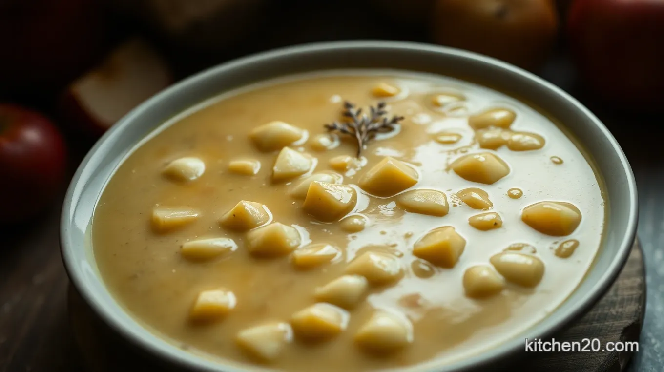 Easy Parsnip and Apple Soup