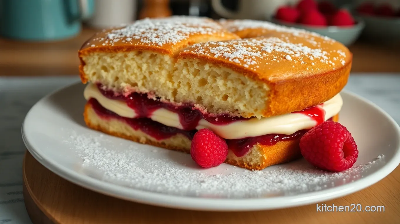 Easy Peasy Victoria Sandwich Cake