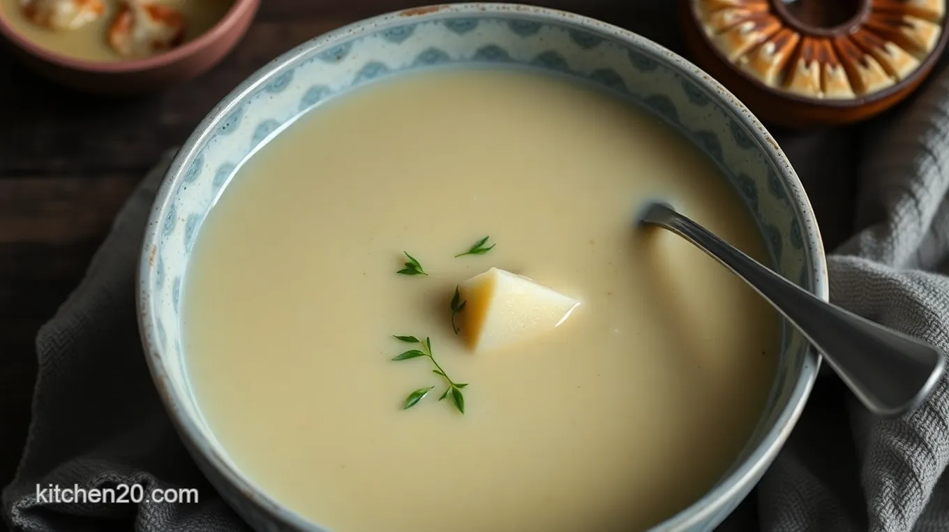 Easy Vegan Leek and Potato Soup