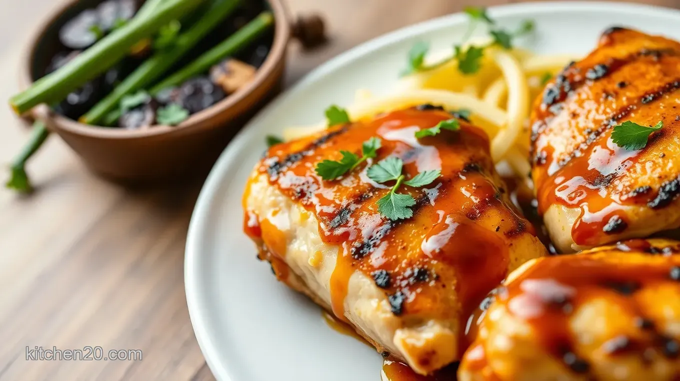 How to Make Delicious Grilled Chicken with Honey Bourbon Sauce Grilled Chicken with Honey Bourbon Sauce