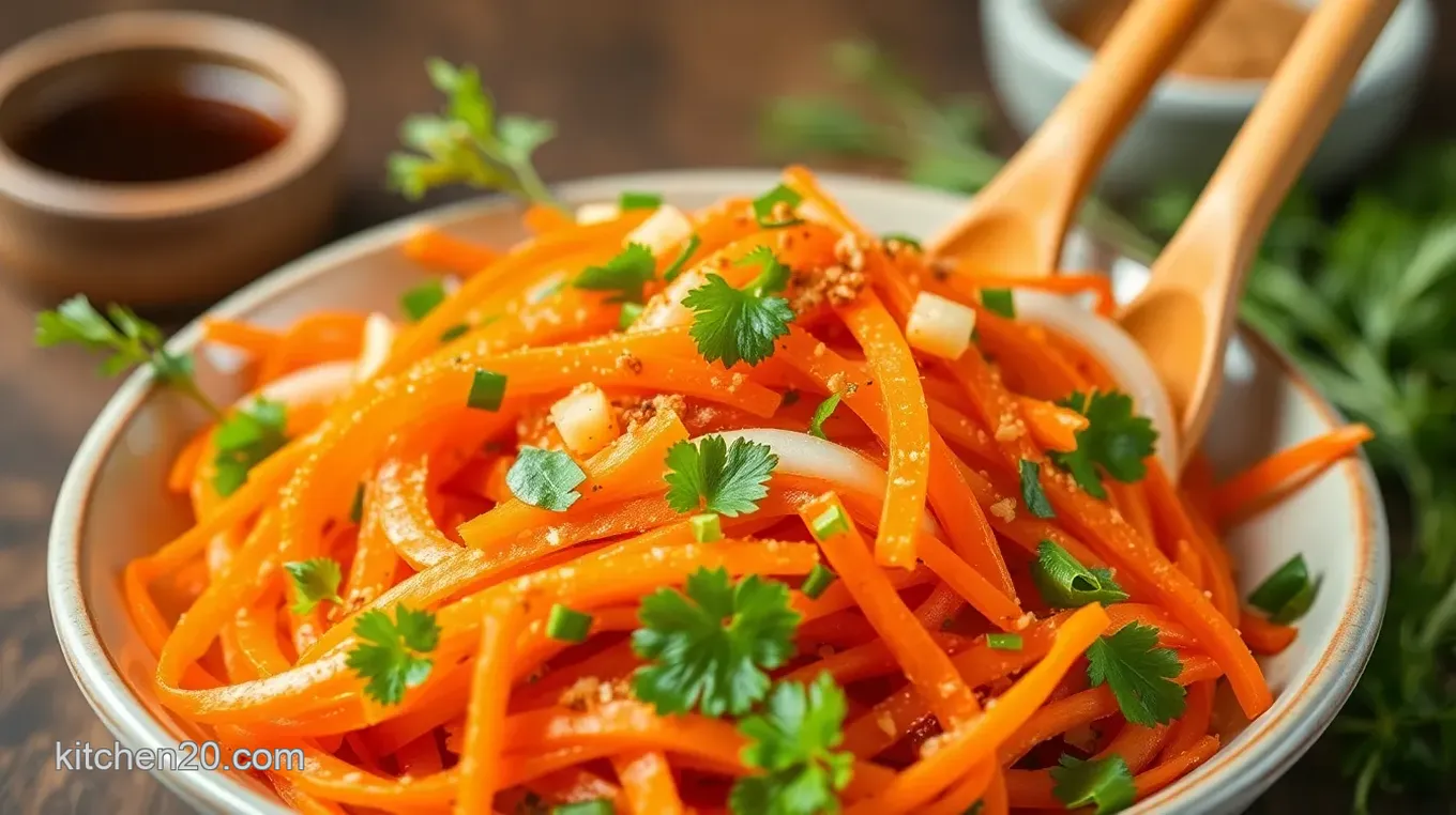 Koreana Spicy Carrot Salad