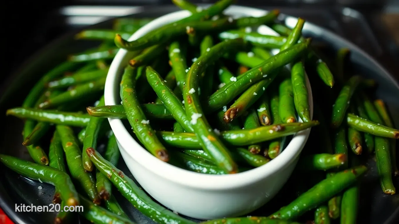 My Easy & Flavorful Roasting Green Beans in Oven Recipe Perfectly Crispy Roasting Green Beans in Oven