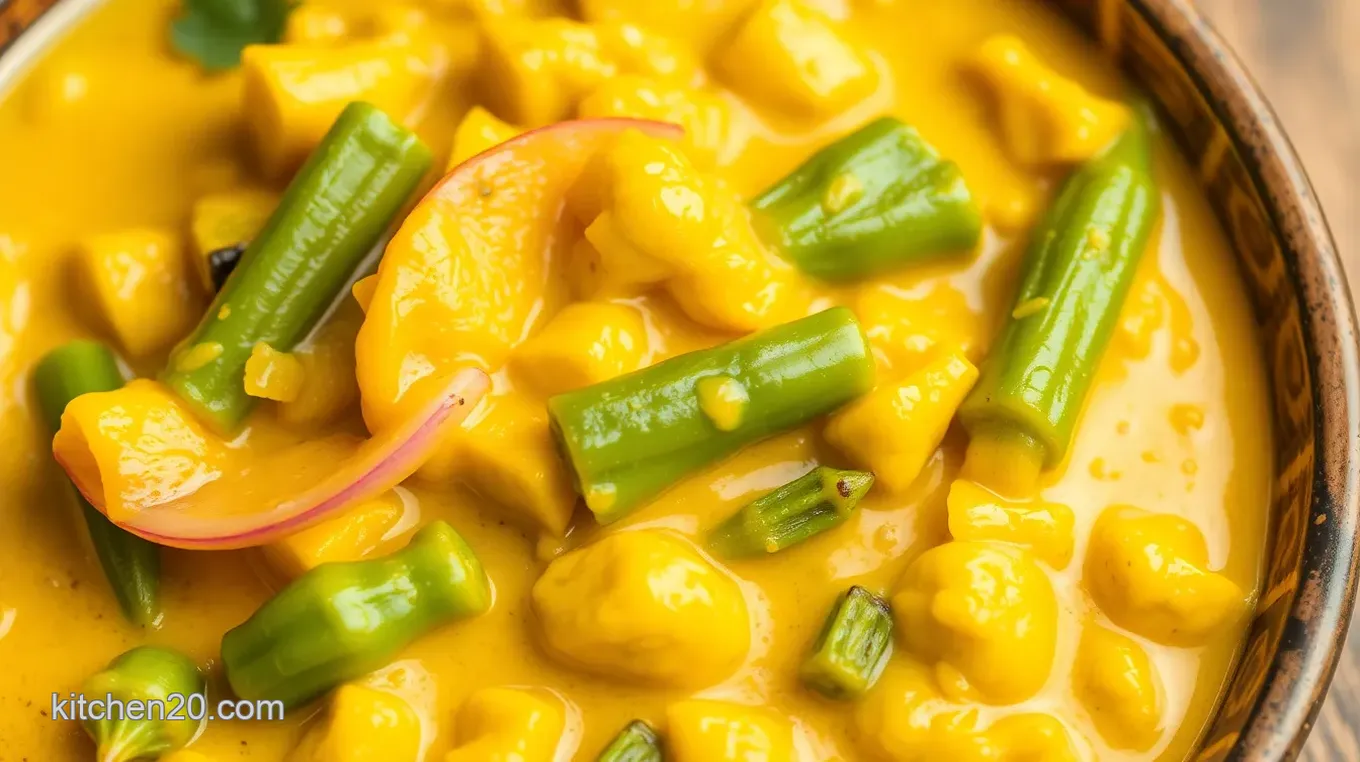 Yellow Curry Okra Delight