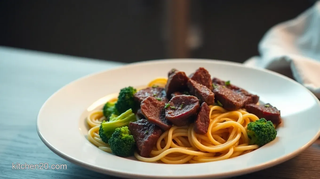 Savory Beef and Noodle Recipe: My Easy Weeknight Comfort Favorite Savory Beef and Broccoli Noodles