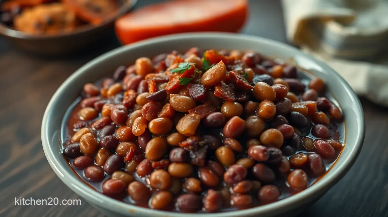 Smoky Cowboy Beans Recipe: A Hearty Favorite for Family Gatherings Smoky Cowboy Beans: A Hearty Flavor-Packed Delight