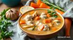 Boil Chicken Soup with Caribbean Flavors