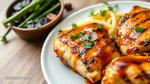 Grilled Chicken with Honey Bourbon Sauce