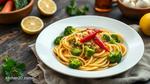 Quick Broccoli Pasta with Lemon & Chilli