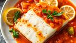 Sear Halibut in Zesty Marinara Sauce