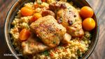 Simmered Chicken Couscous with Apricot Goodness