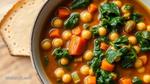 Simmered Chickpea Swamp Soup Delight