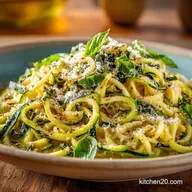 Speedy Garlic Parmesan Zucchini Noodles Pasta Ready in 15 Minutes