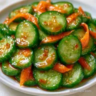 Asian Carrot Cucumber Salad Meal Prep