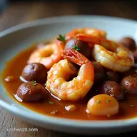The Best Shrimp and Sausage Gumbo with Rich Dark Roux