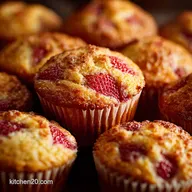 Strawberry Muffins: Bakery-Style Domes, No Soggy Bottoms Recipe