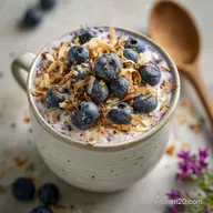 Creamy Blueberry Overnight Oats Recipe | Meal Prep