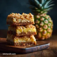 Ultimate Pineapple Bars Recipe Zingy Tropical Crumb Bars