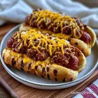 Chili Cheese Grilled Dogs in 45 Minutes