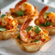 Chili Lime Baked Shrimp Cups: Zesty Wonton Appetizers (Ready in 27 Mins)