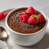 Chocolate Chia Seed Pudding - High Protein Overnight
