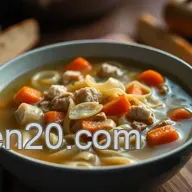 Classic Chicken Noodle Soup: A Heartwarming Hug in a Bowl