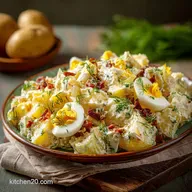 Creamy Potato Salad Recipe with Egg and DijonThe Ultimate Picnic Side