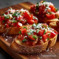 The Best Classic Fresh Tomato Bruschetta Recipe Easy NoSoggy Base
