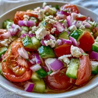 Classic Greek Summer Salad in 15 Minutes