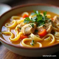 The Proper Brew Classic Comfort Homestyle Chicken Noodle Soup