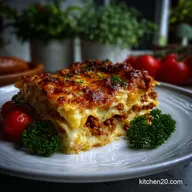 Classic Italian Lasagna: Velvety B&eacute;chamel Masterpiece