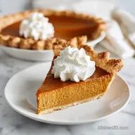 Classic Pumpkin Pie with Silky Custard for 8 Servings