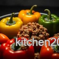 Classic stuffed bell peppers with a zesty twist - Family Favorite!
