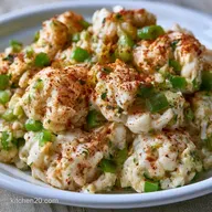 Cold Crab Salad Mayonnaise for 8 Servings