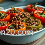 Colorful Stuffed Peppers Recipe: My Family's Go-To Delight