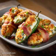 Cream Cheese Jalapeno Poppers with Bacon: Crispy Low Carb