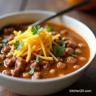 Hearty Hug in a Bowl Creamy Cheesy Ground Beef Taco Soup